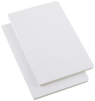 Moleskine Large Volant Notebooks White Pkg/2