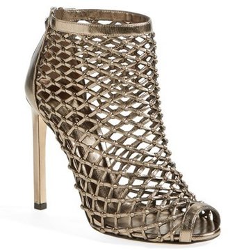 Gucci 'Eline' Studded Cage Open Toe Sandal