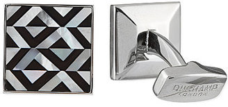 Mother of Pearl Duchamp Geometric onyx & cufflinks