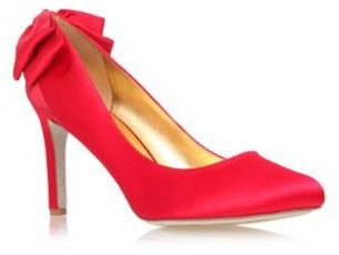 Nine West Red 'givemelux' high heel court shoes