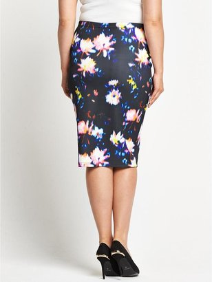 AX Paris CURVE Scuba Mid Skirt (Available in sizes 16-26)