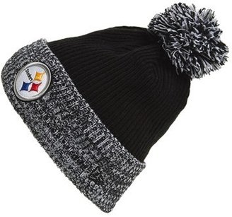 New Era Cap 'Flurry Frost - NFL Pittsburgh Steelers' Pom Knit Cap