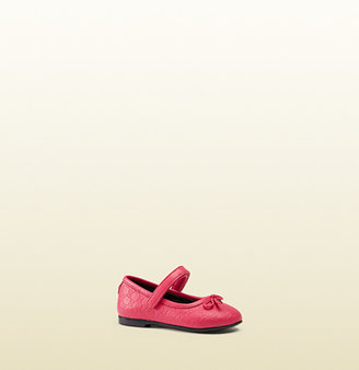Gucci Toddler Guccissima Leather Ballet Flat
