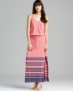 C&C California Maxi Dress - Printed Stripe