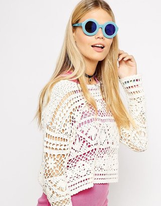 Wildfox Couture Twiggy Deluxe Round Sunglasses