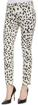 Joe's Jeans Cheetah-Print Skinny Ankle Jeans