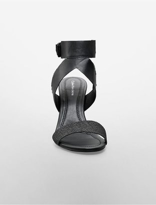Calvin Klein Womens Maisi Wedge Sandal