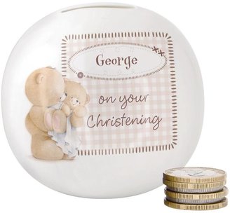Forever Friends Personalised Christening Money Box