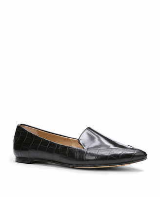 Ann Taylor Ali Exotic Embossed Leather Loafers