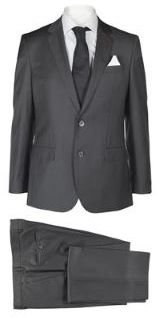 Boss Black Hutson Gander Pinstripe Suit