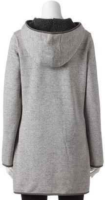 Weathercast hooded fleece sweater jacket - women's