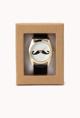 Forever 21 Quirky Mustache Watch
