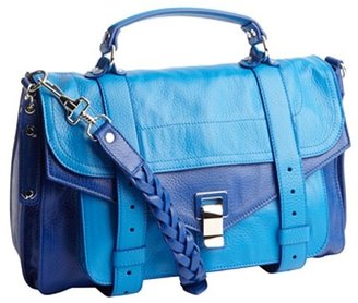 Proenza Schouler royal and ocean blue leather medium 'PS 1' convertible shoulder bag