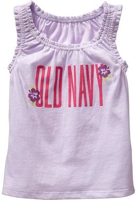 Old Navy Tropical-Logo Tanks for Baby