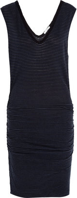 James Perse Striped cotton-jersey dress