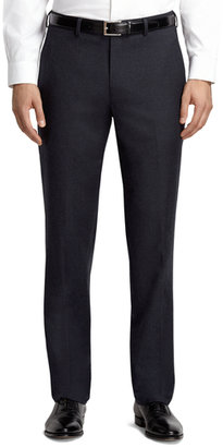 Brooks Brothers Fitzgerald Fit Plain-Front Navy Vintage Trousers