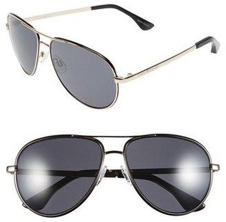Isaac Mizrahi New York 59mm Aviator Sunglasses