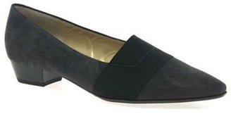Peter Kaiser Grey 'Lagos' low heel suede court shoes