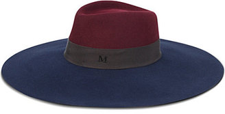 Maison Michel Wide-brimmed trilby hat