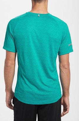 Nike 'Miler' Printed Short Sleeve T-Shirt