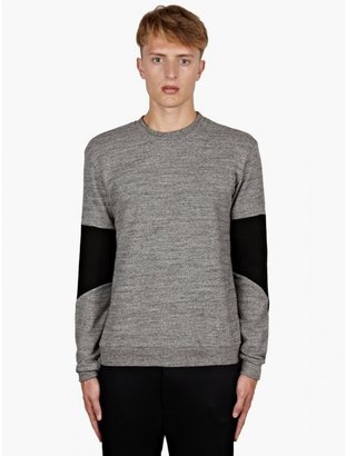 Public School Men's Grey Elbow Insert Sweatshirt