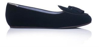 Charles Philip SHANGHAI Olimpia velvet slippers