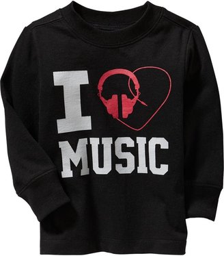 Old Navy "I (Heart) Music" Tees for Baby