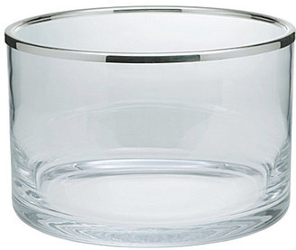 Ercuis Glass & silver-plated bowl