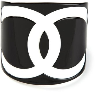 Chanel VINTAGE 'CC' cuff bracelet
