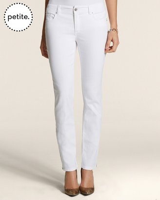 Chico's Petite So Slimming By Zip Ankle Jeans