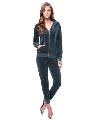 Juicy Couture J Bling Velour Relaxed Jacket