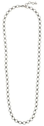 Lucky Brand Silver Ring Toss Layer Necklace