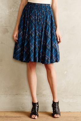 Plenty by Tracy Reese Speckled Plaid Skirt