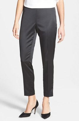 Vince Camuto Stretch Satin Side Zip Pants