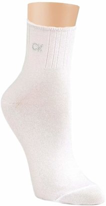 Calvin Klein Crystal logo rib short socks