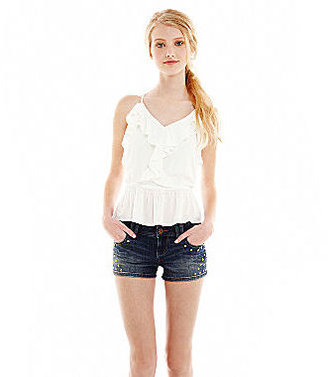 Nanette Lepore L AMOUR BY L'Amour Studded Shorts