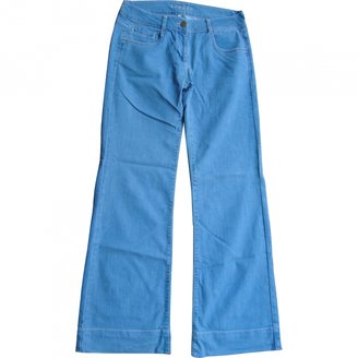 Sandro Blue Cotton Trousers