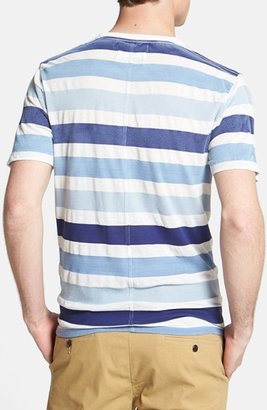 French Connection Bleached Stripe Pocket T-Shirt