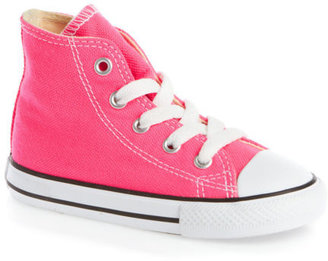 Converse Chuck Taylor All Star Hi Young Knockout  Girls  Trainers Shoes - Pink