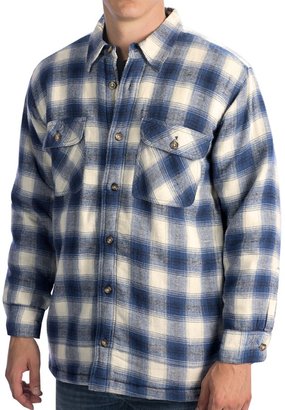 Kilimanjaro Flannel Shirt Jacket - Sherpa-Lined (For Men)