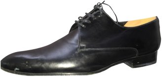 Christian Dior Black Leather Lace ups