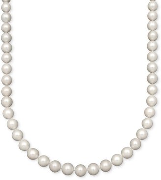 Belle de Mer Aa+ 16" Cultured Freshwater Pearl Strand Necklace (10-1/2-11-1/2mm) in 14k Gold