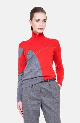Akris Intarsia Knit Cashmere Sweater