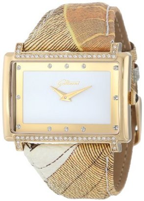 Gattinoni Women's 202779GA13-2A Sirio Gold Ion-Plated Coated Stainless Steel Swarovski Crystal Watch