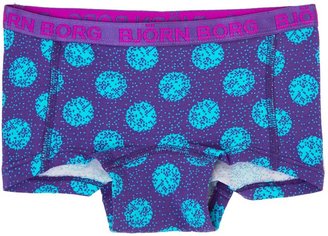 Bjorn Borg Girls polka dot mini shorts