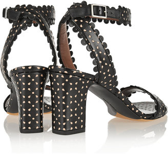 Tabitha Simmons Leticia perforated leather sandals