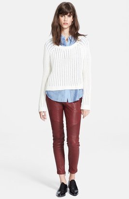 Elizabeth and James Cable Knit Pullover
