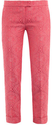 Stella McCartney Portland fluoro jacquard trousers