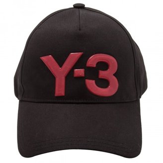 Yohji Yamamoto Logo Adjustable Baseball Cap Black