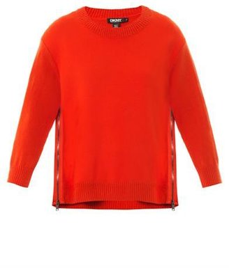 DKNY Zip side sweater